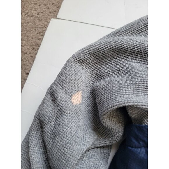 New England Patriots Long Sleeve Quilted Lightweight Hooded Jacket Size L NFL - Picture 12 of 13